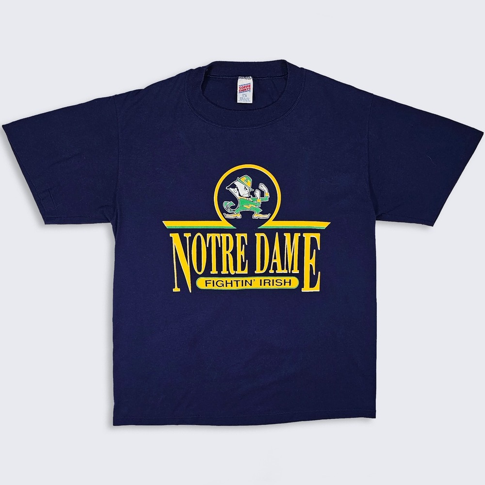 Notre Dame Fighting Irish Vintage 90s Soffe Graphic T-Shirt